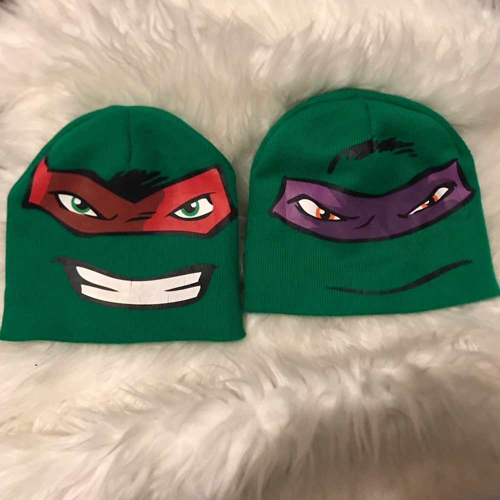 2 Nickelodeon reversible mutant ninja turtles hat